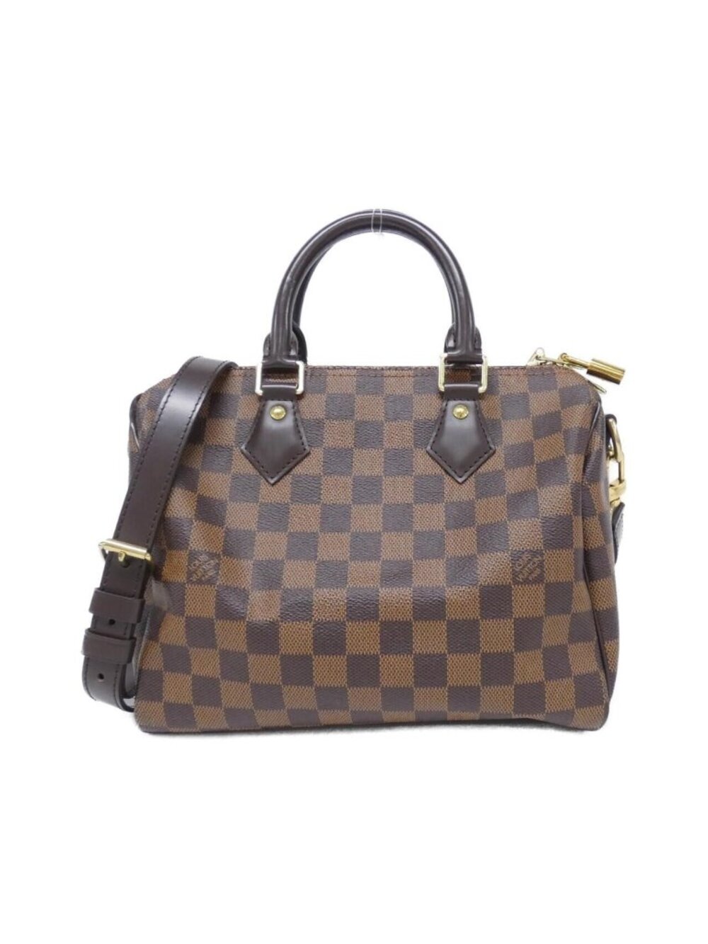 Louis Vuitton Damier Speedy Bandouliere 25 Boston Bag